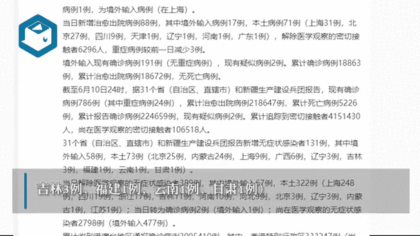 31省份新增2例均为境外输入(31省新增19例 均为境外输入)