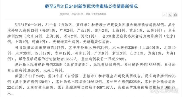 31省份新增确诊21例含本土22例_31省份新增确诊24例本土8例