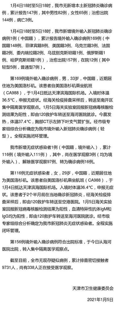 近期疫情有望1月5日结束/最近一月疫情