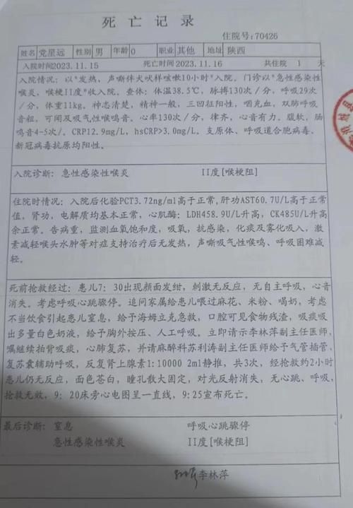 关于城区足不出户区死亡病例详情的信息