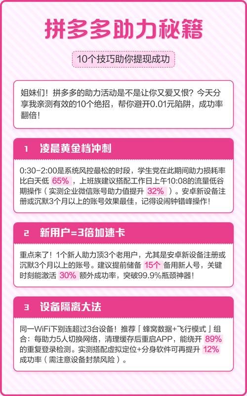 拼多多助力/教程小助手!详细工具