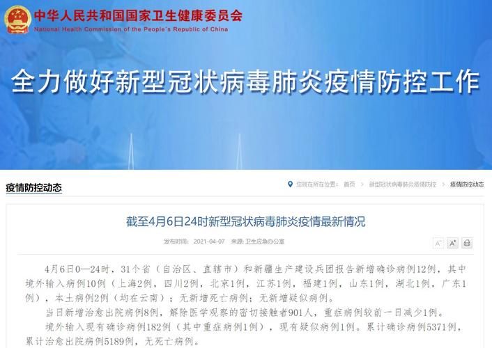  全国新增确诊12例含本土12例:全国新增确诊病例12例