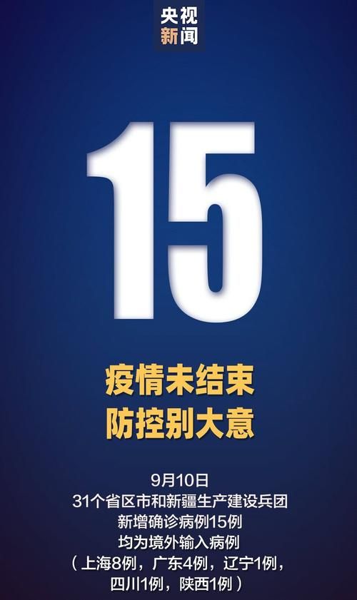 全国增15例境外输入/全国境外输入病例累计多少例