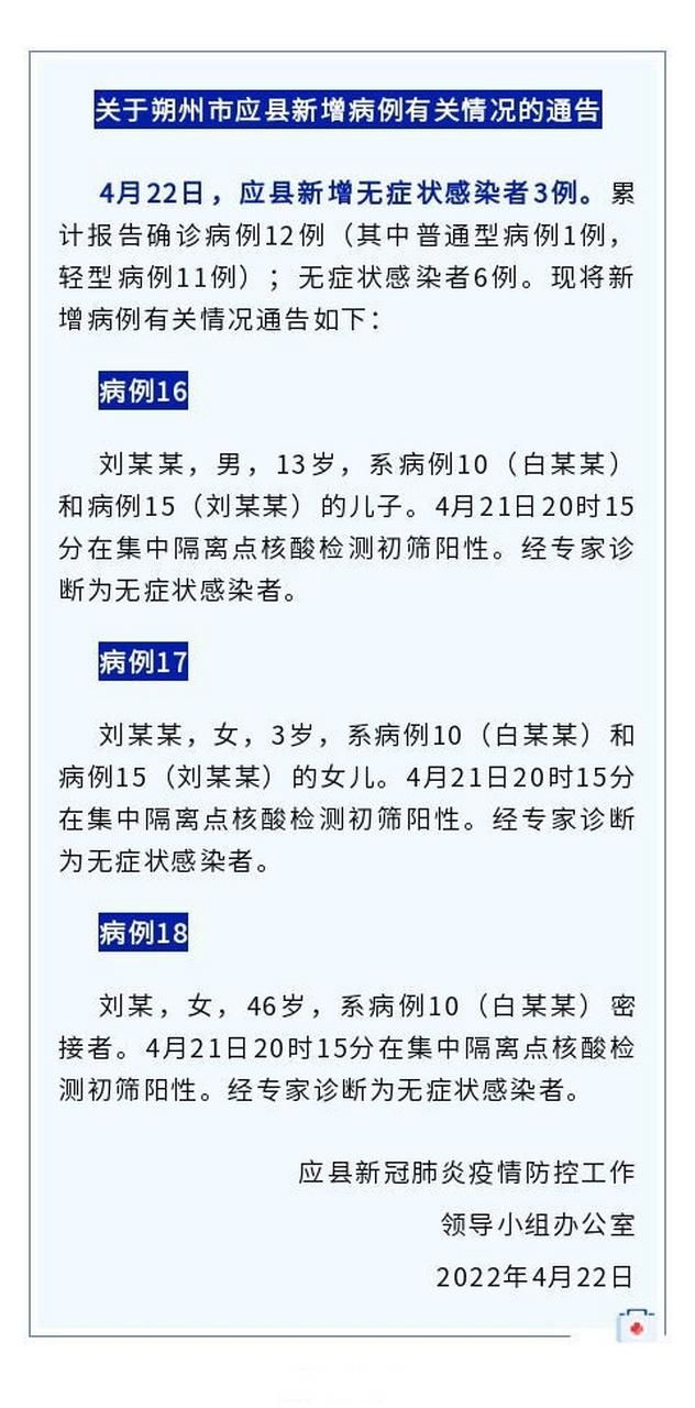 关于山西省朔州市应县新增阳性感染者11例，均在河北省石家庄市裕华区的信息