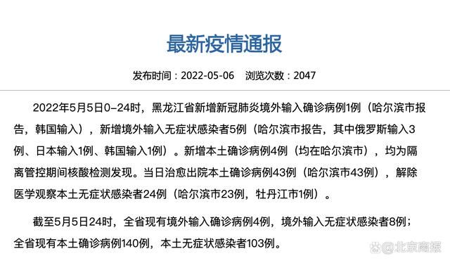  满洲里新增本土确诊24例，均在黑龙江省齐齐哈尔市富裕县:满洲里新冠疫情最新通报