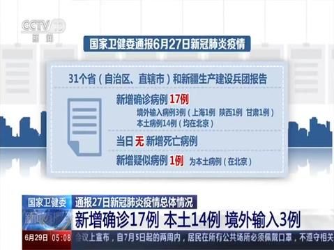 【31省市新增确诊14例均为境外输入,31省区市新增确诊例7例为境外输入】