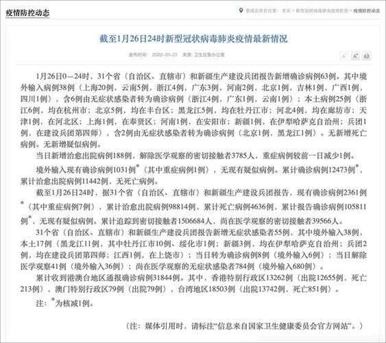  31个省份新增27例重症涉27省:31省区市新增确诊27例人