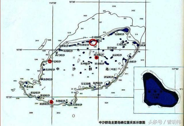 一张图看懂中沙群岛的岛礁及其海域今日轨迹公布/中沙群岛位置