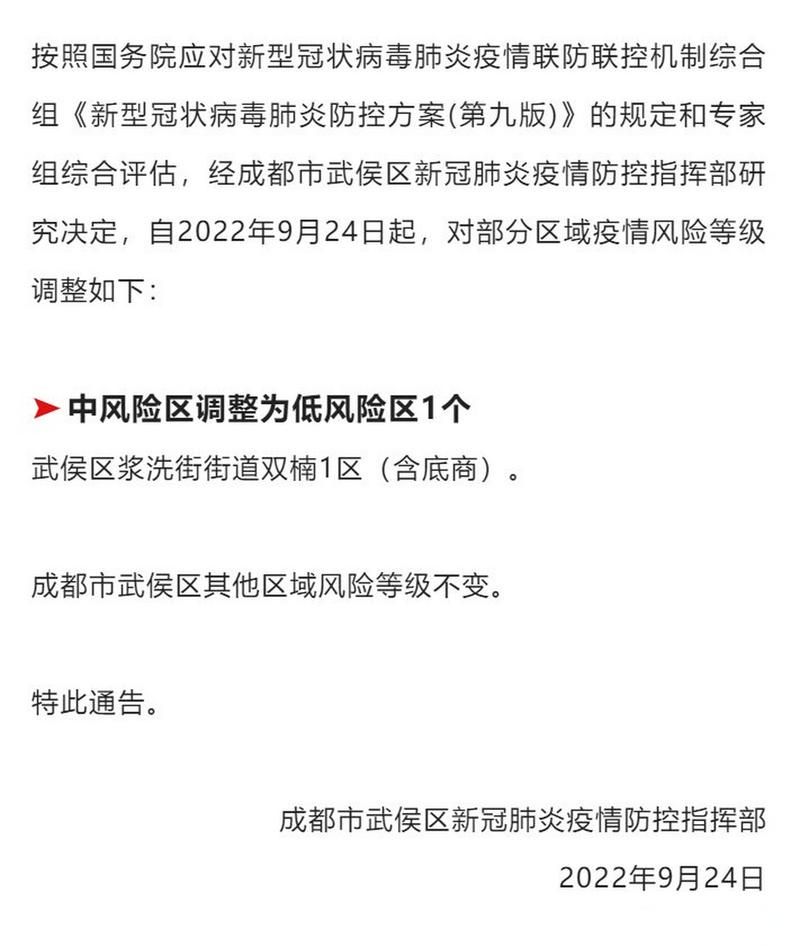  四川省成都市武侯区疫情分布图最新:四川省成都市武侯区疫情情况