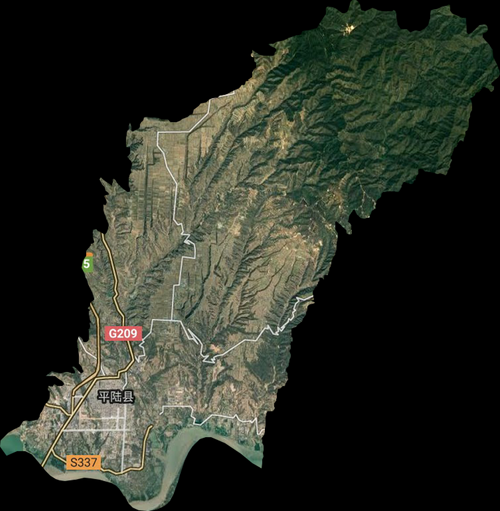 山西运城平陆县疫情地区分布/运城平陆高清地图