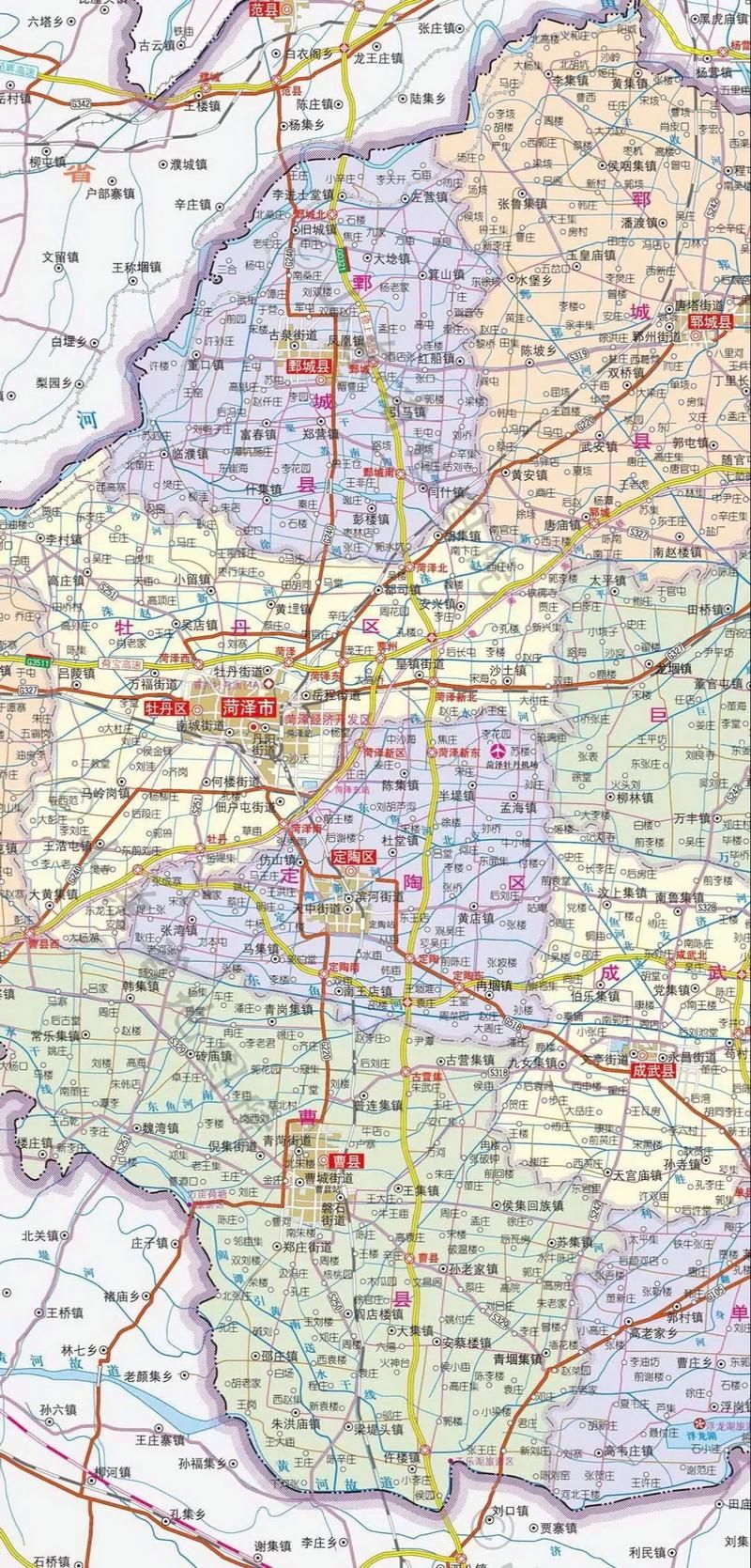 菏泽市疫情分布图最新/菏泽市疫情分布图最新地图